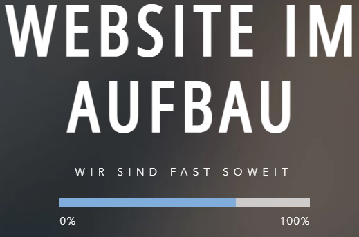 Website im Aufbau